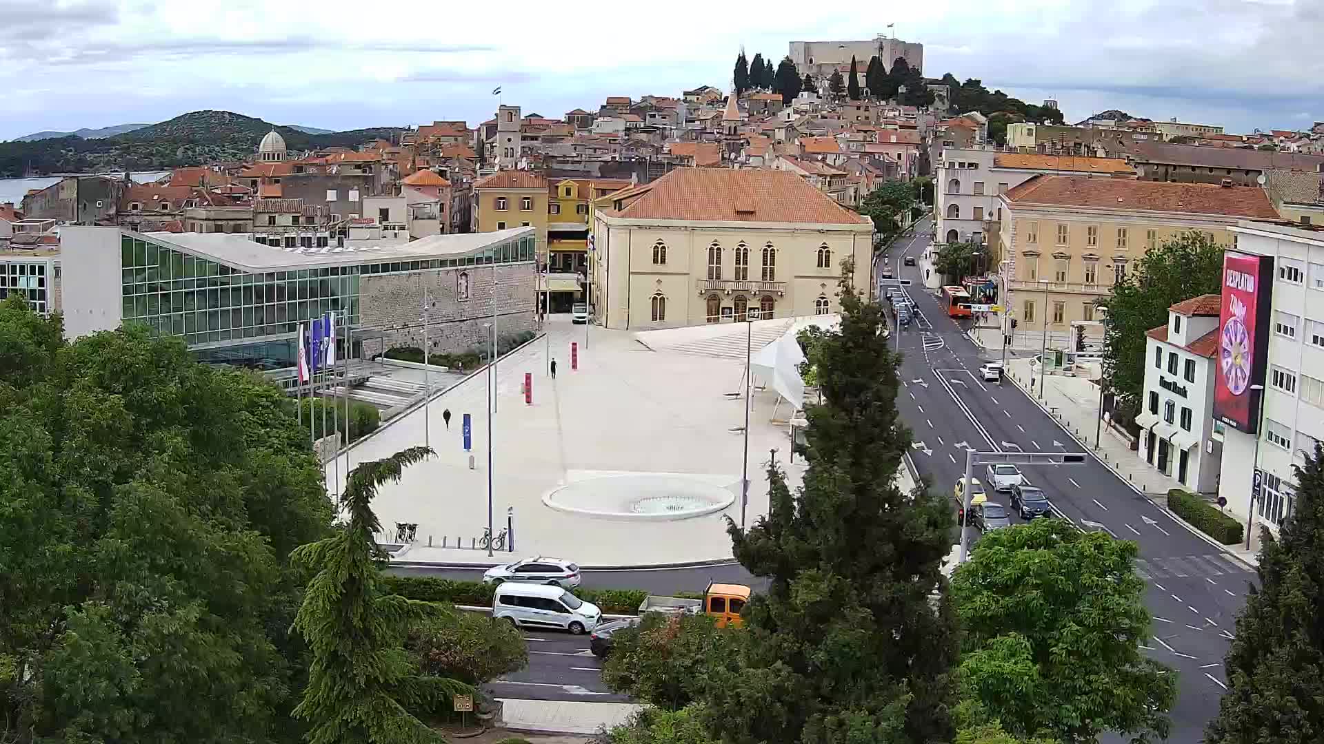 Webcam Šibenik – place Poljana