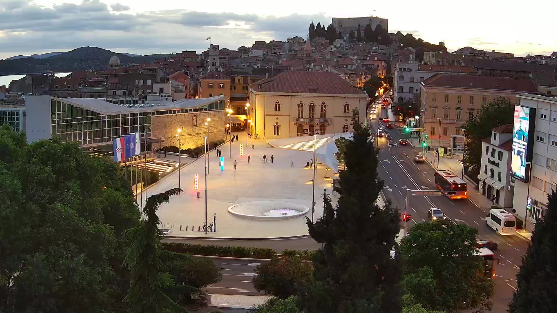 Webcam Šibenik – Poljana square