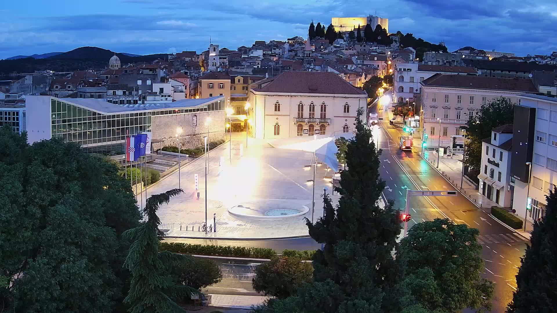 Webcam Šibenik – place Poljana