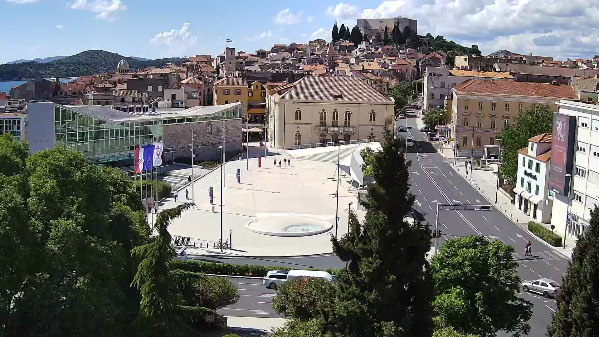Webcam Šibenik – place Poljana