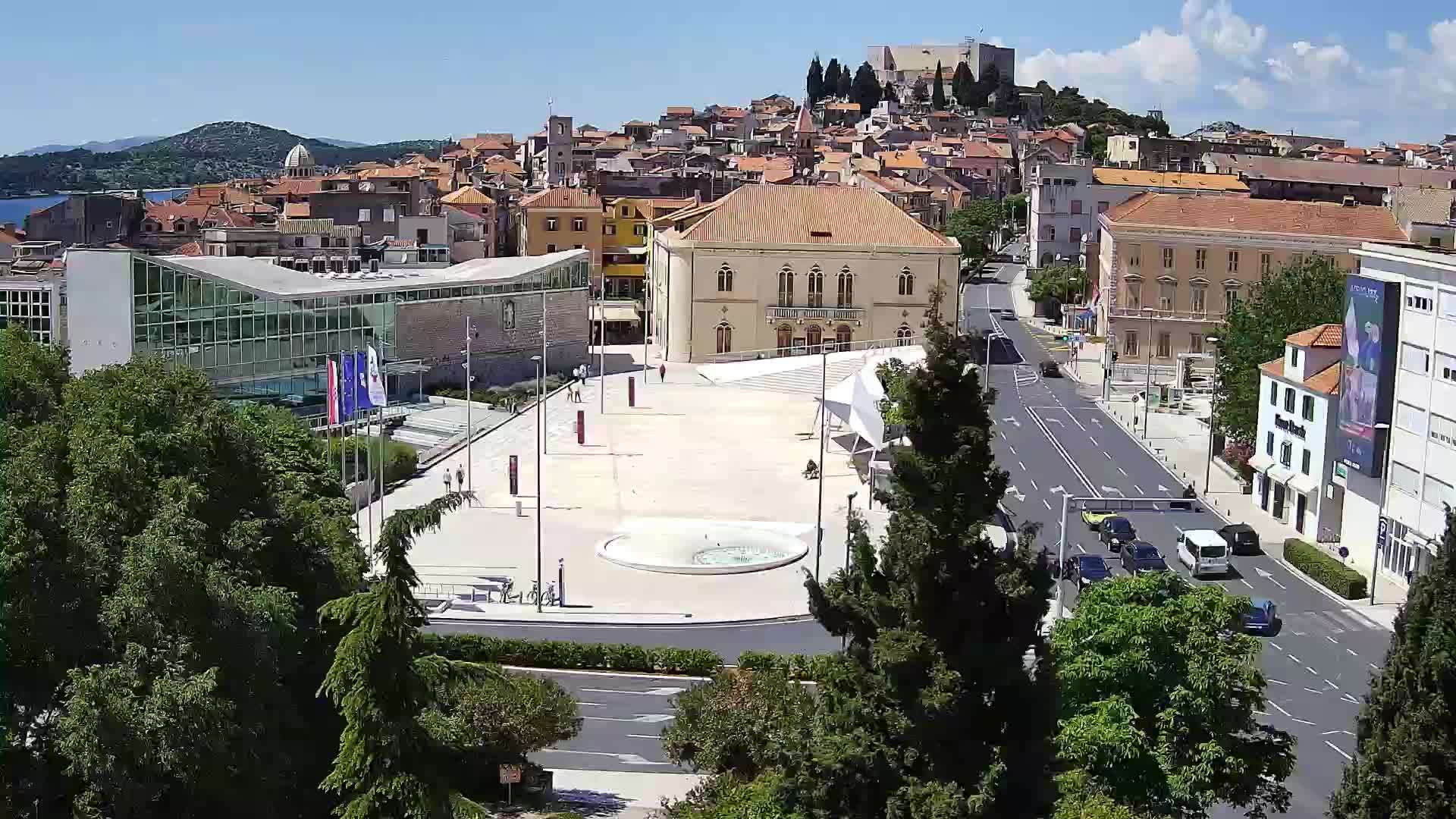 Webcam Šibenik – place Poljana