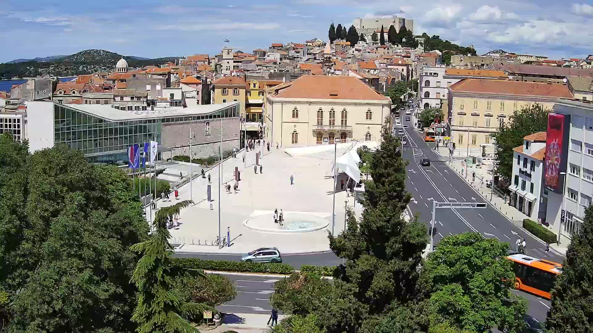 Webcam Šibenik – Poljana Platz