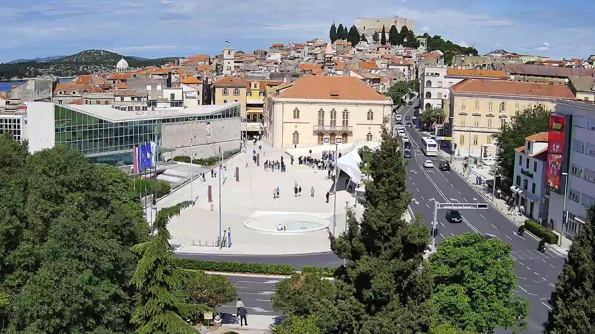 Webcam Šibenik – Poljana Platz