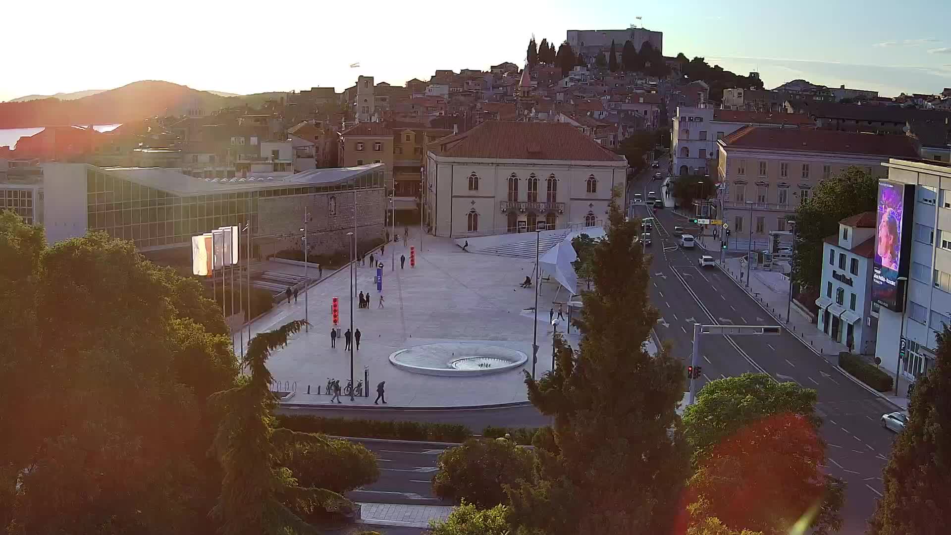 Webcam Šibenik – plaza Poljana