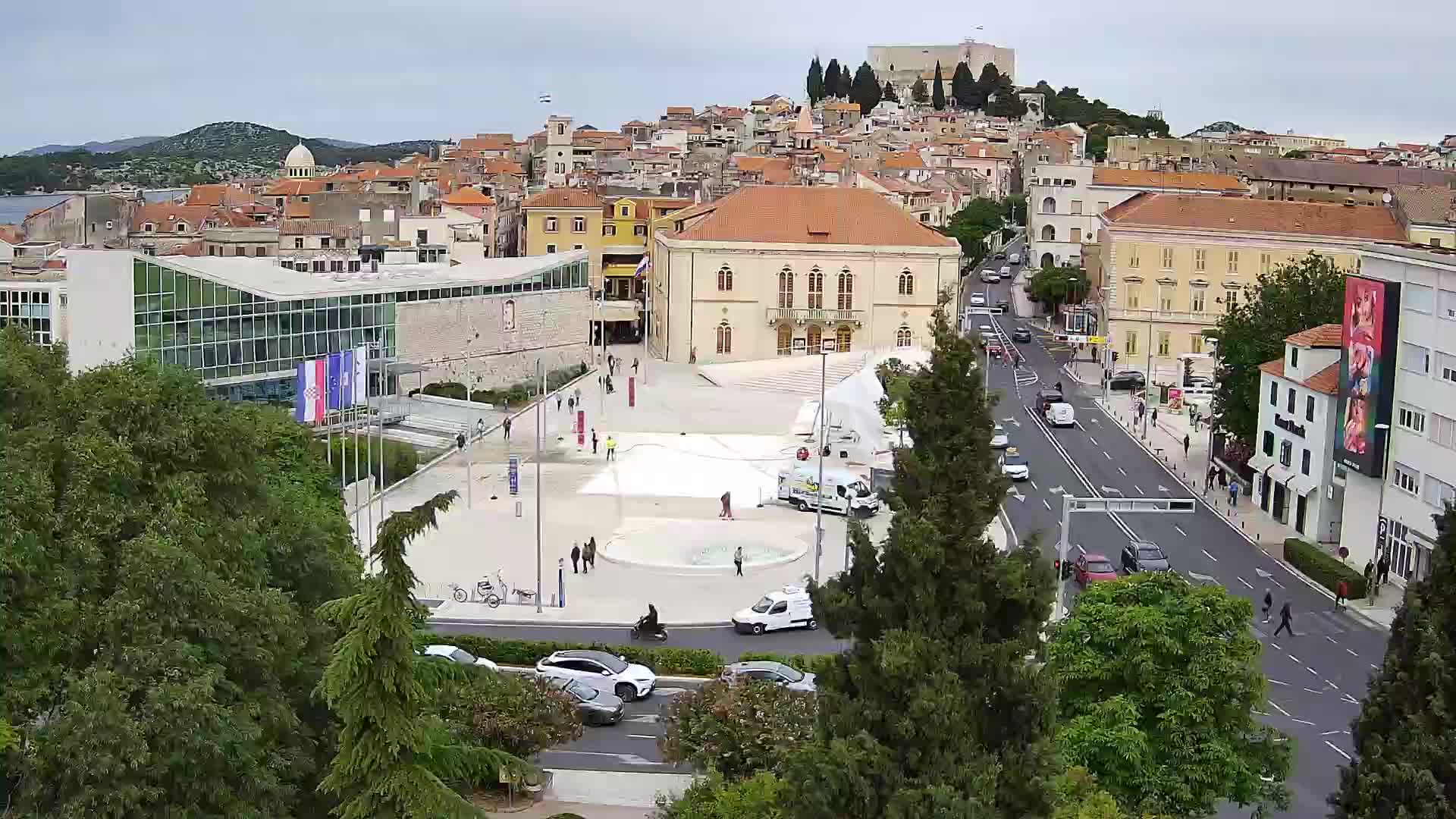 Webcam Šibenik – Poljana Platz