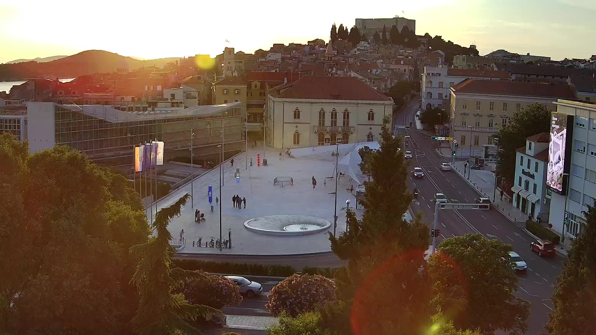 Webcam Šibenik – Poljana square