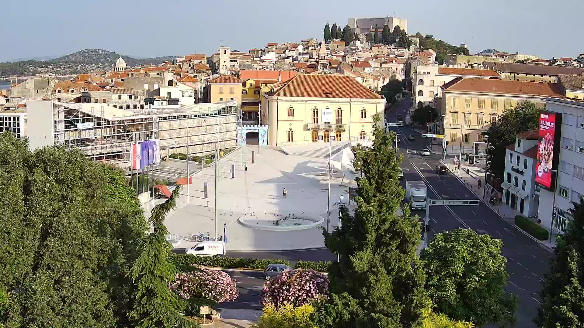 Webcam Šibenik – Poljana Platz