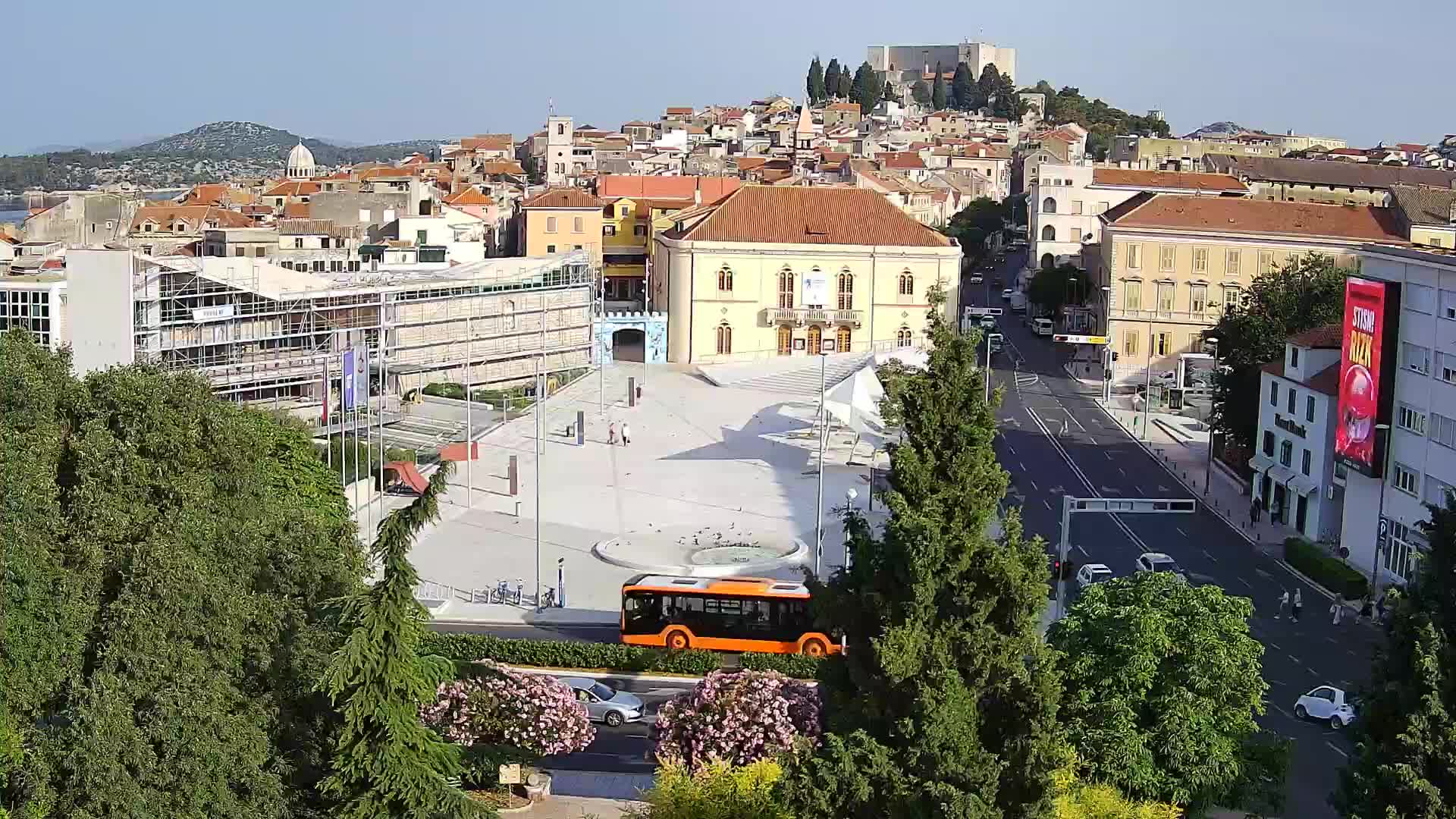Webcam Šibenik – plaza Poljana