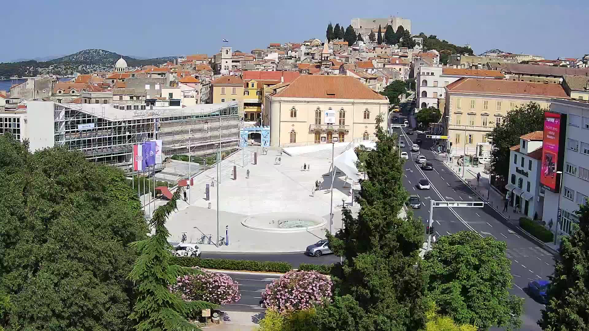 Webcam Šibenik – place Poljana