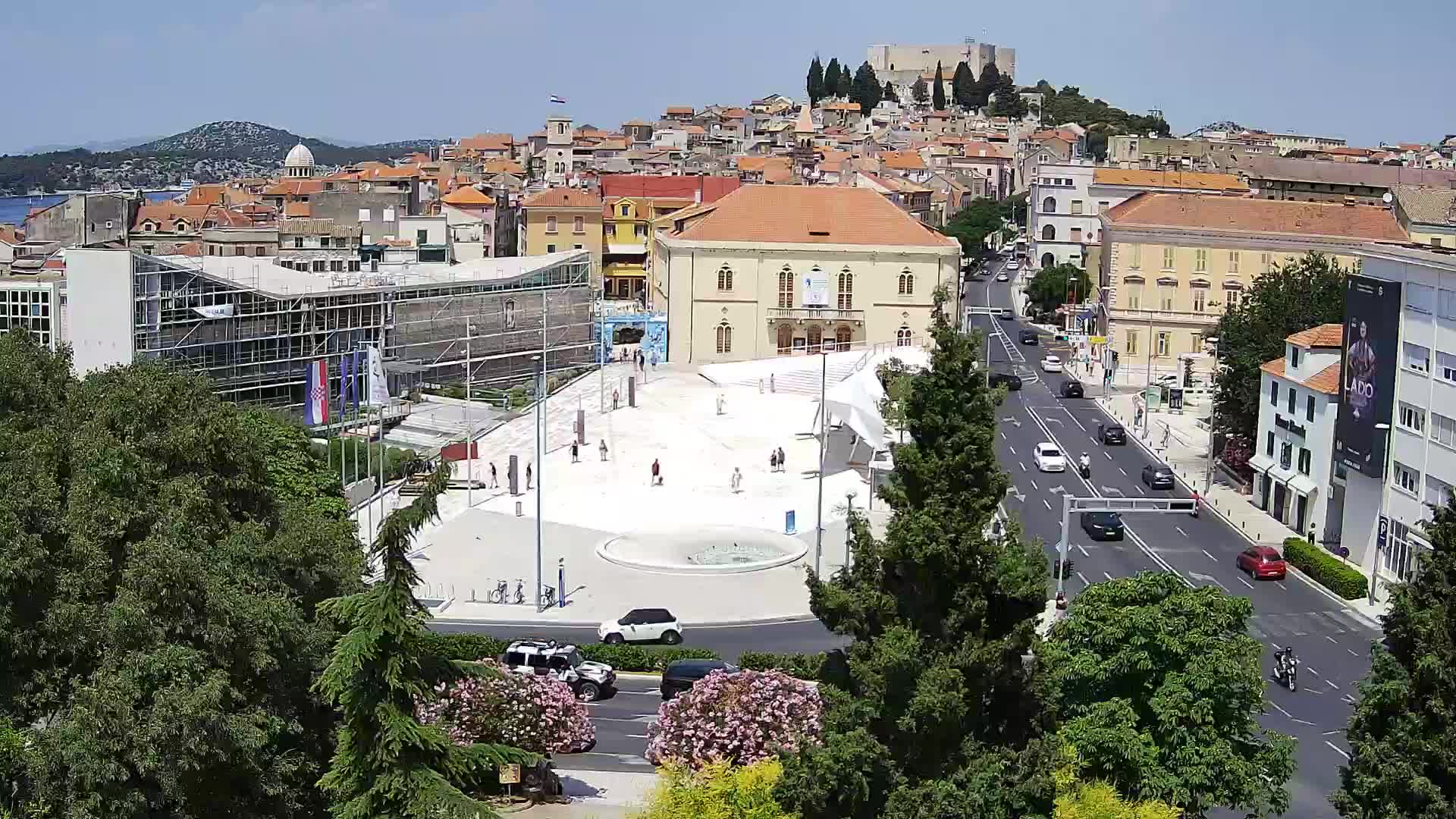 Webcam Šibenik – place Poljana