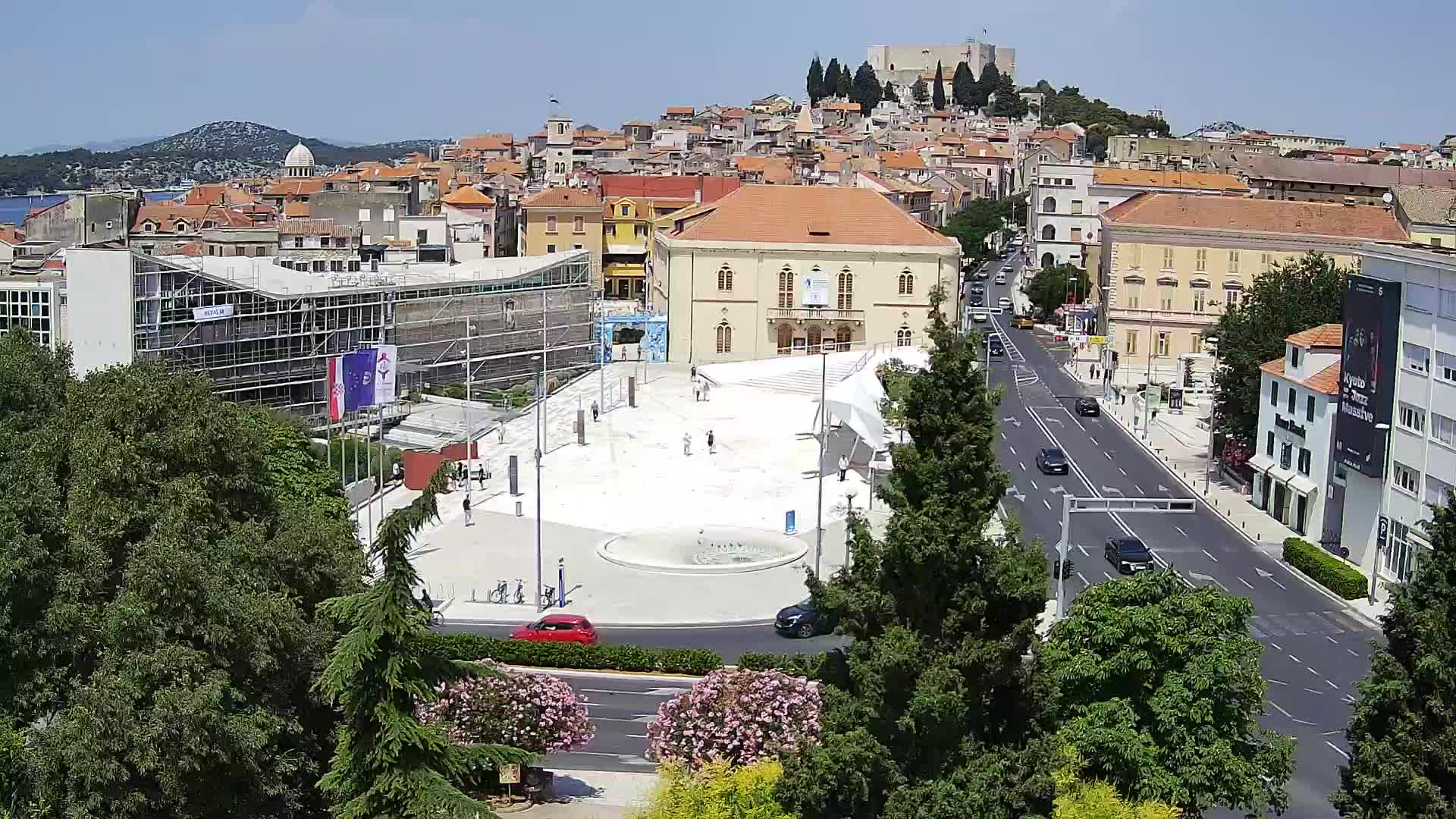 Webcam Šibenik – place Poljana