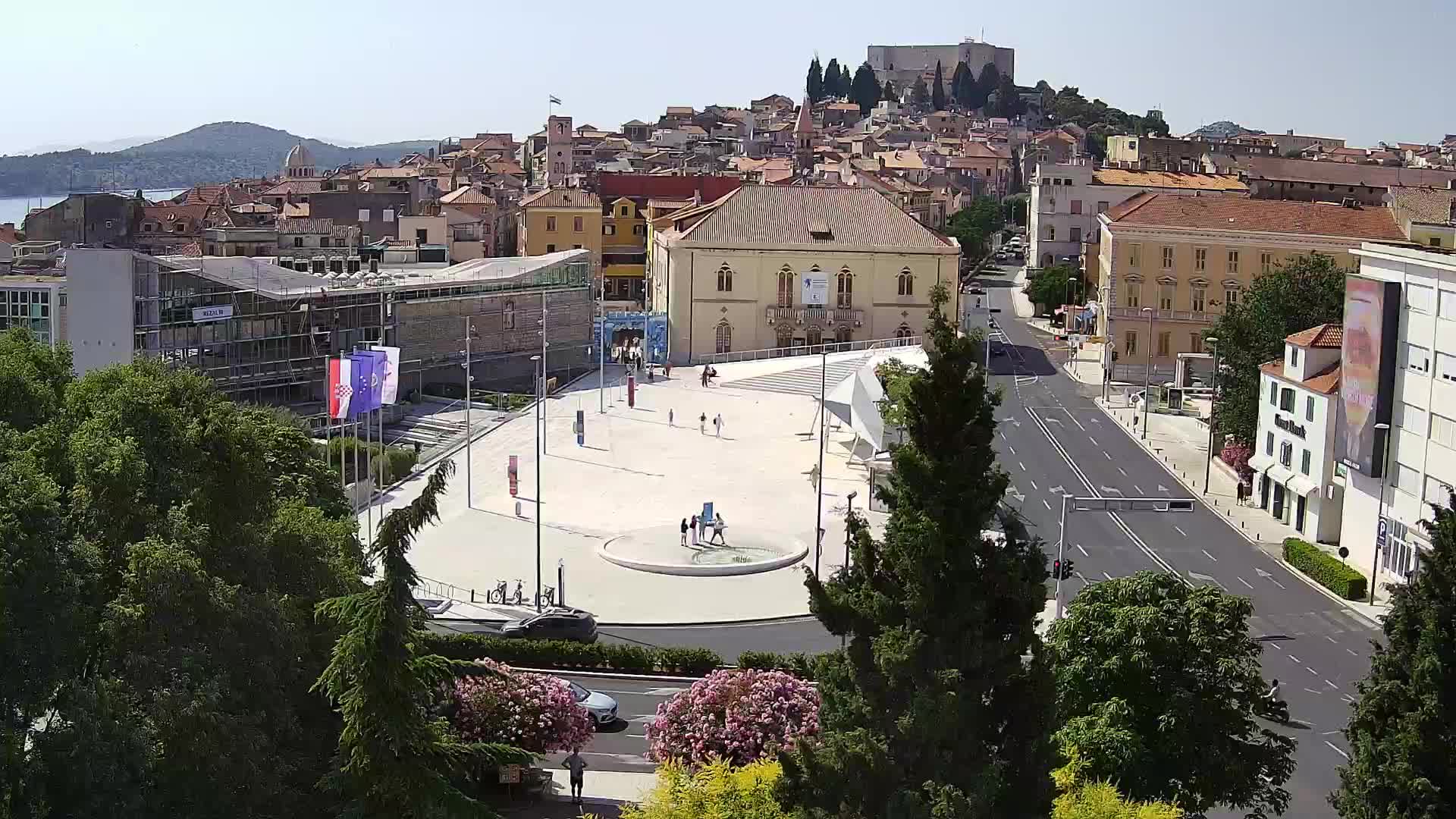 Webcam Šibenik – place Poljana