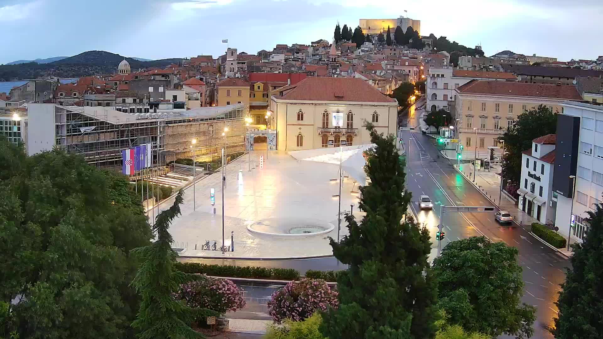 Webcam Šibenik – place Poljana