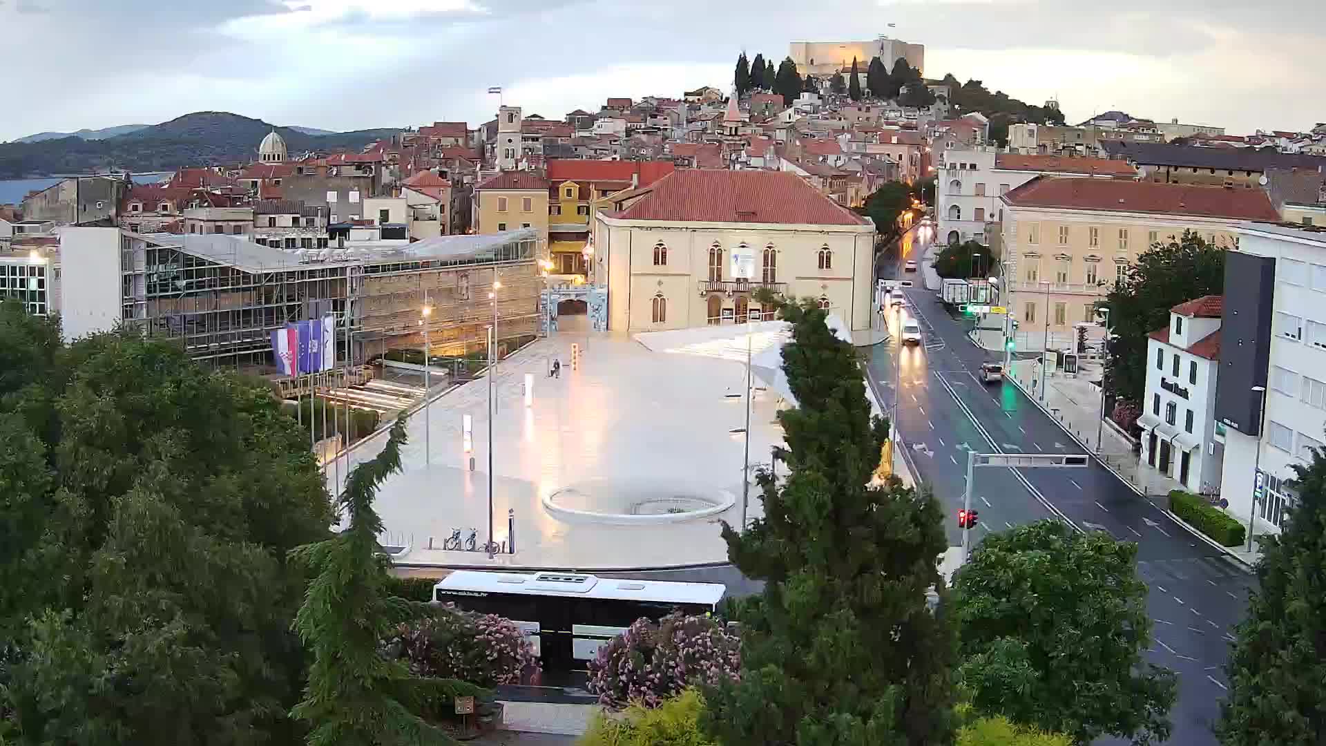 Webcam Šibenik – place Poljana