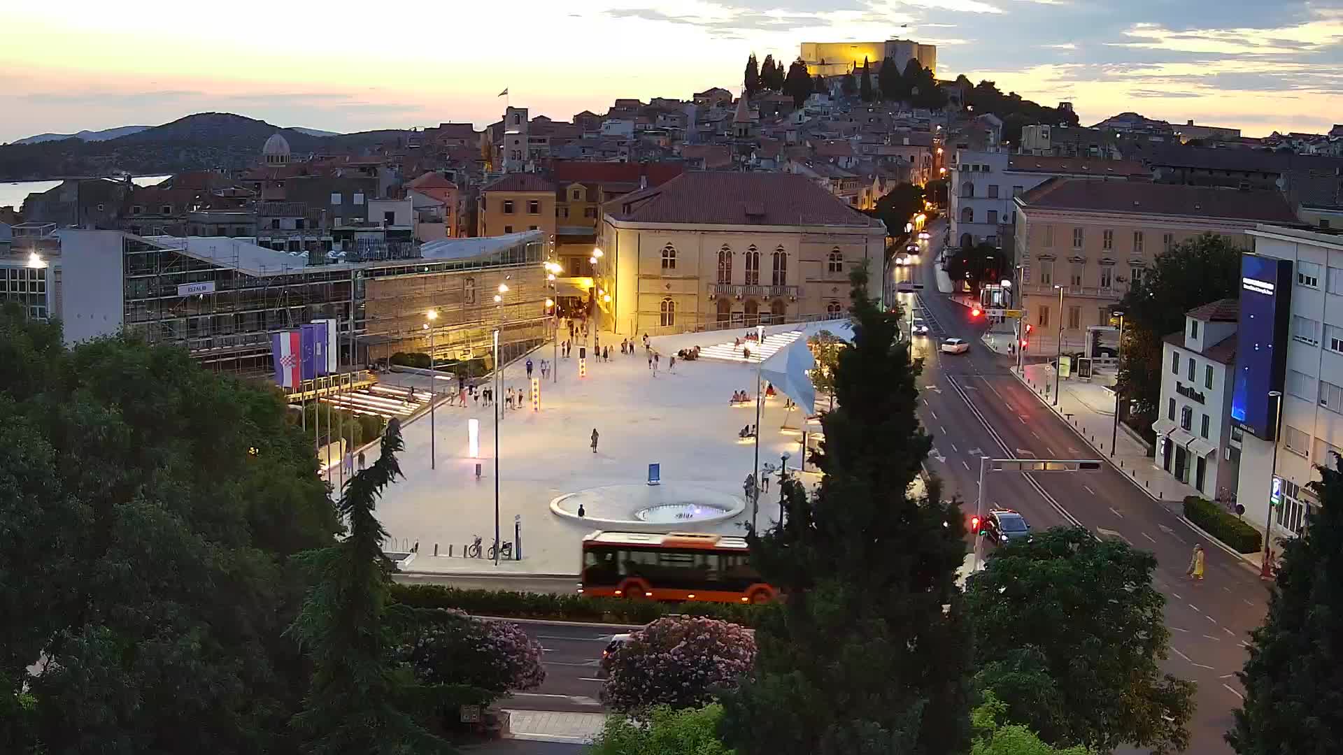 Web Kamera Šibenik – Trg Poljana