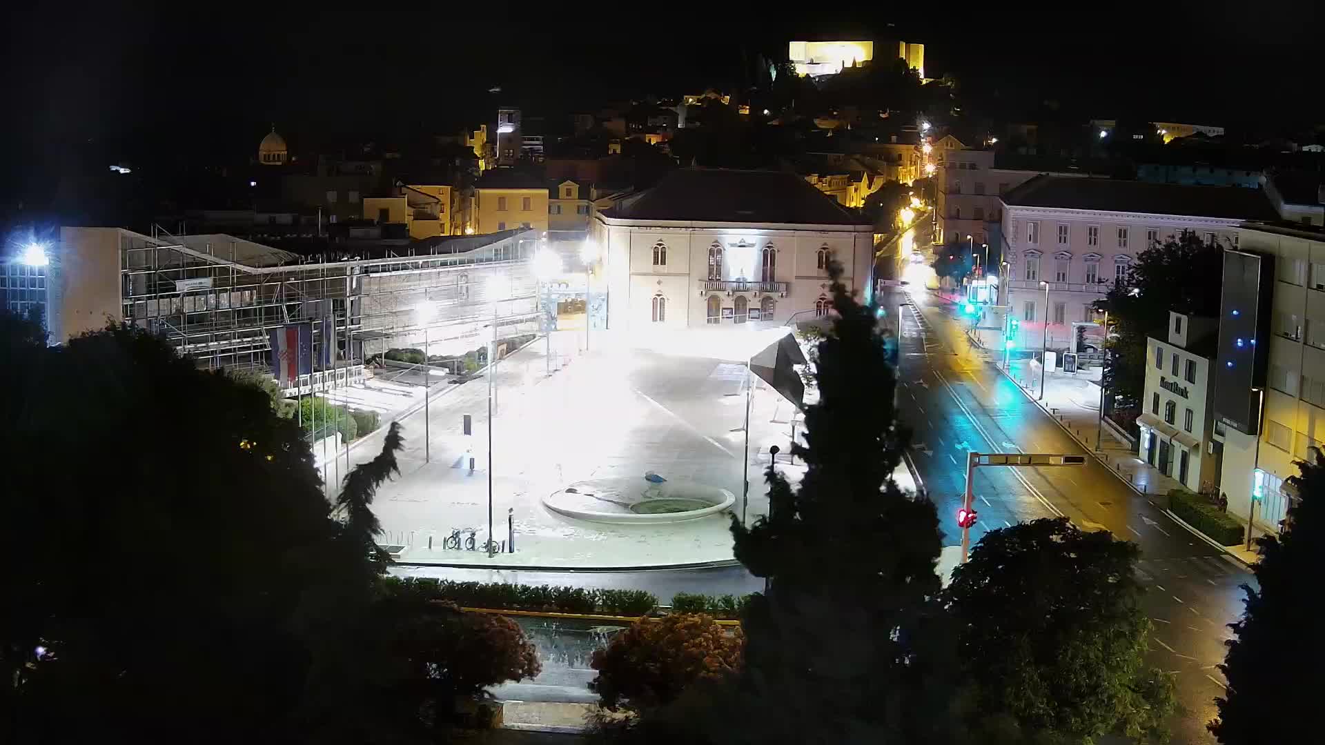 Webcam Šibenik – place Poljana