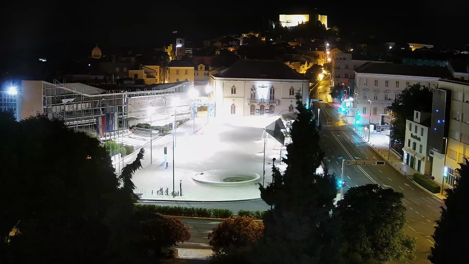 Webcam Šibenik – place Poljana