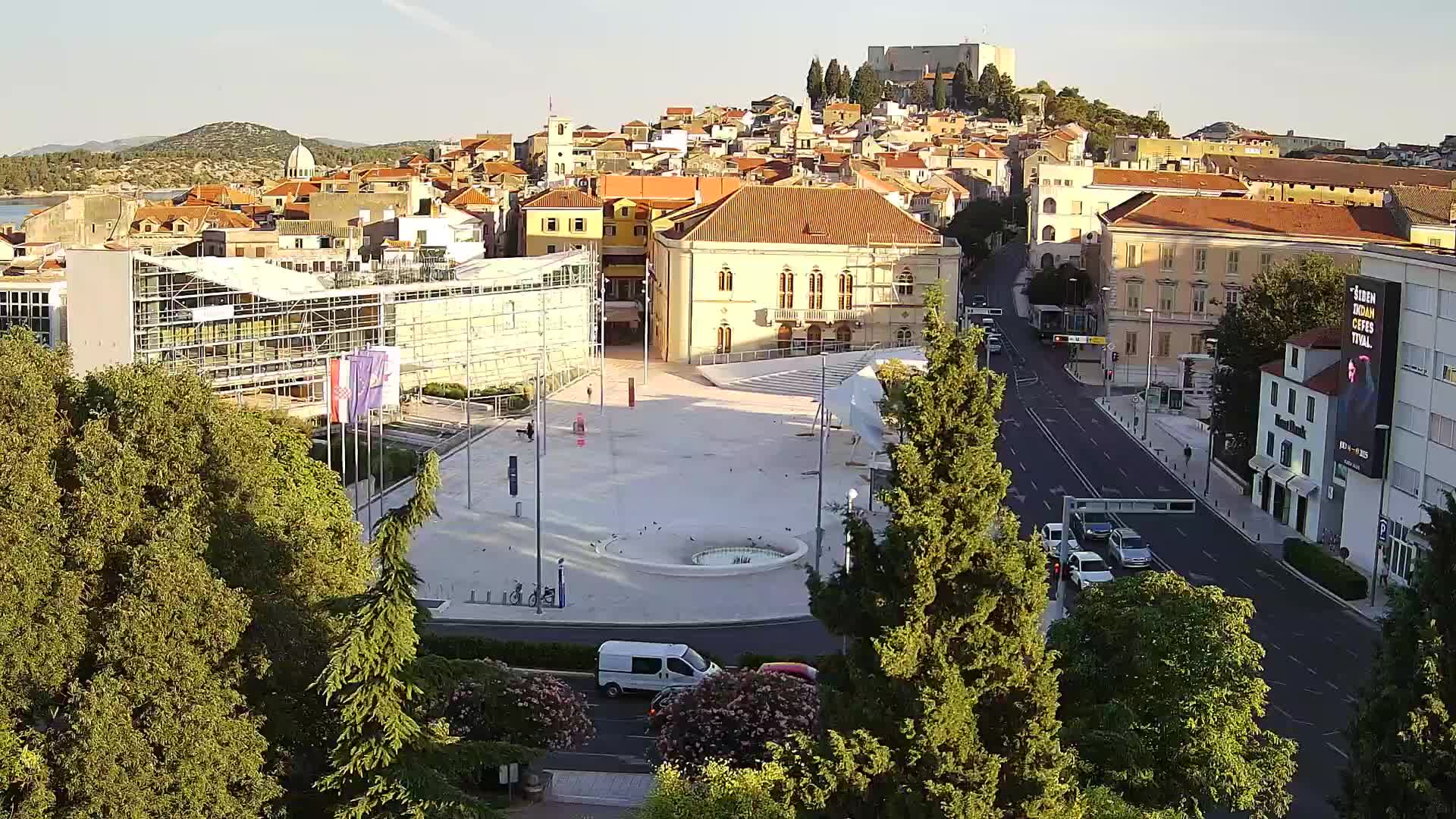 Webcam Šibenik – Poljana Platz