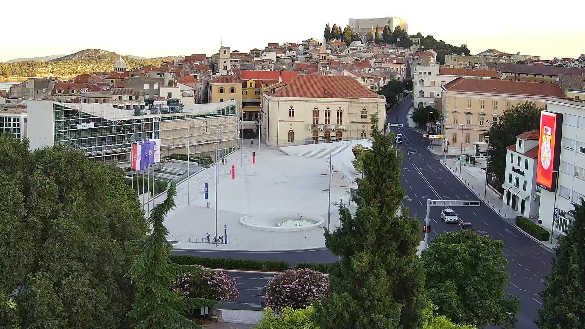 Web Kamera Šibenik – Trg Poljana