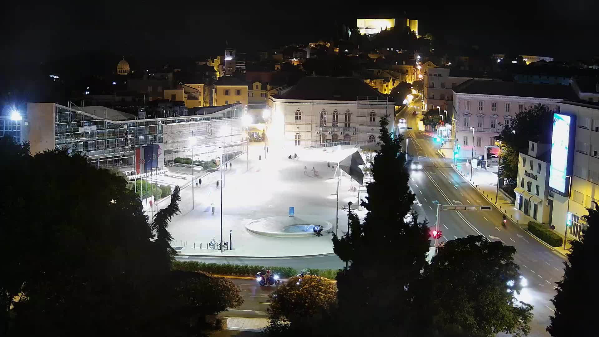 Webcam Šibenik – place Poljana