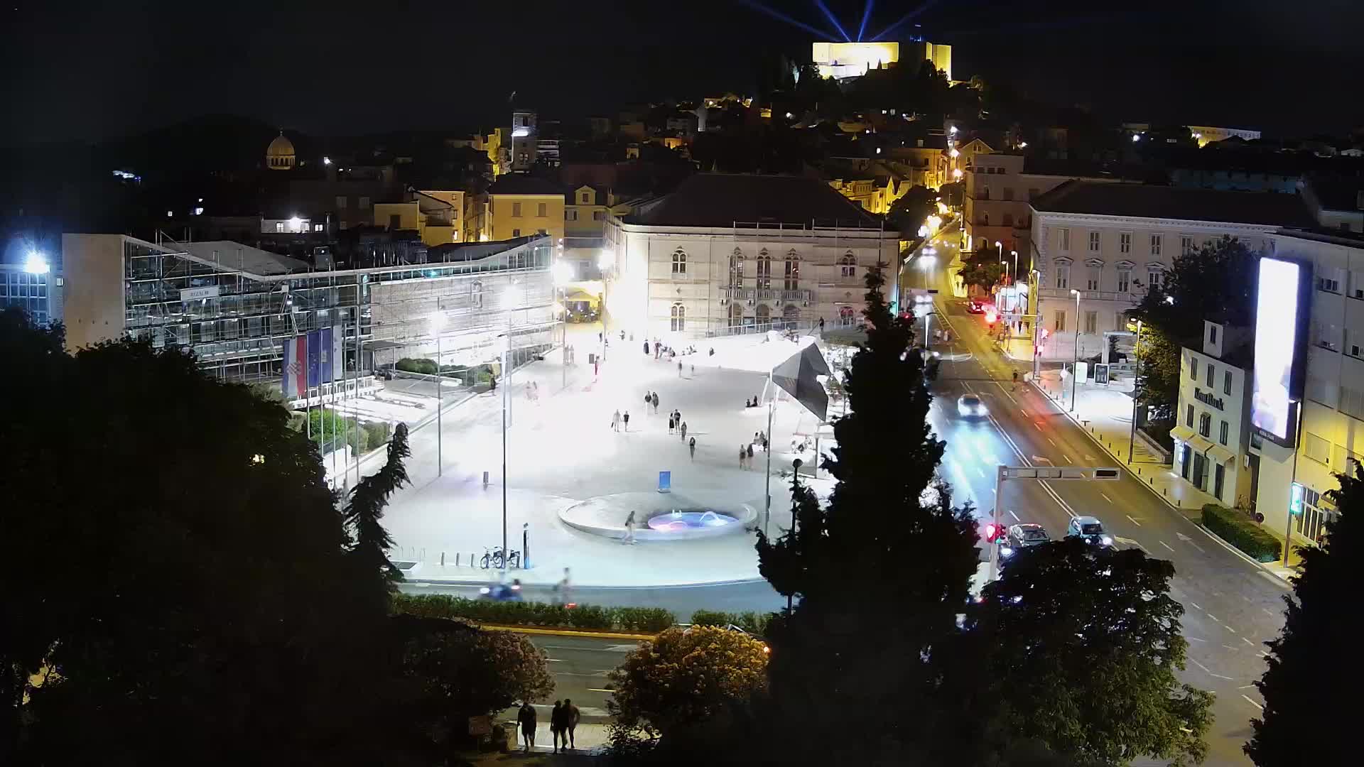 Webcam Šibenik – place Poljana