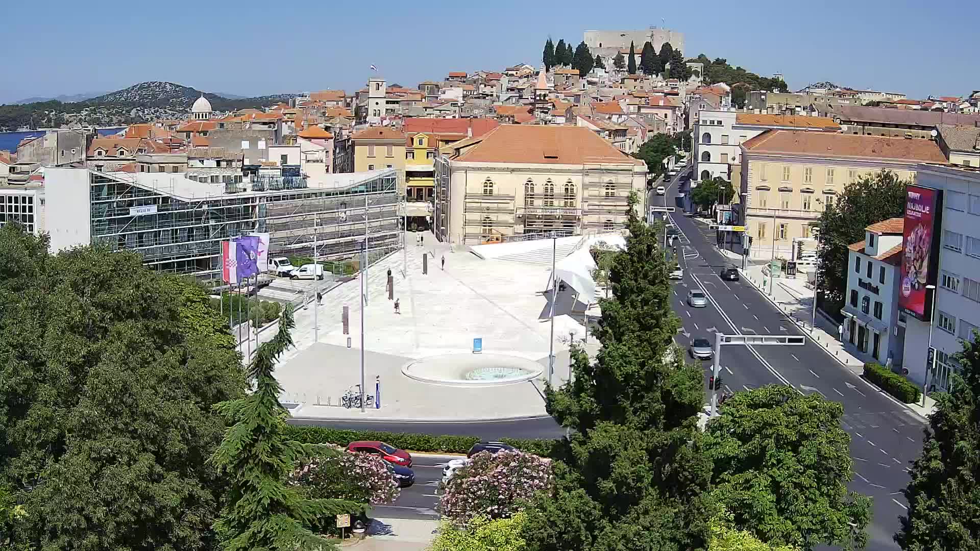 Webcam Šibenik – plaza Poljana