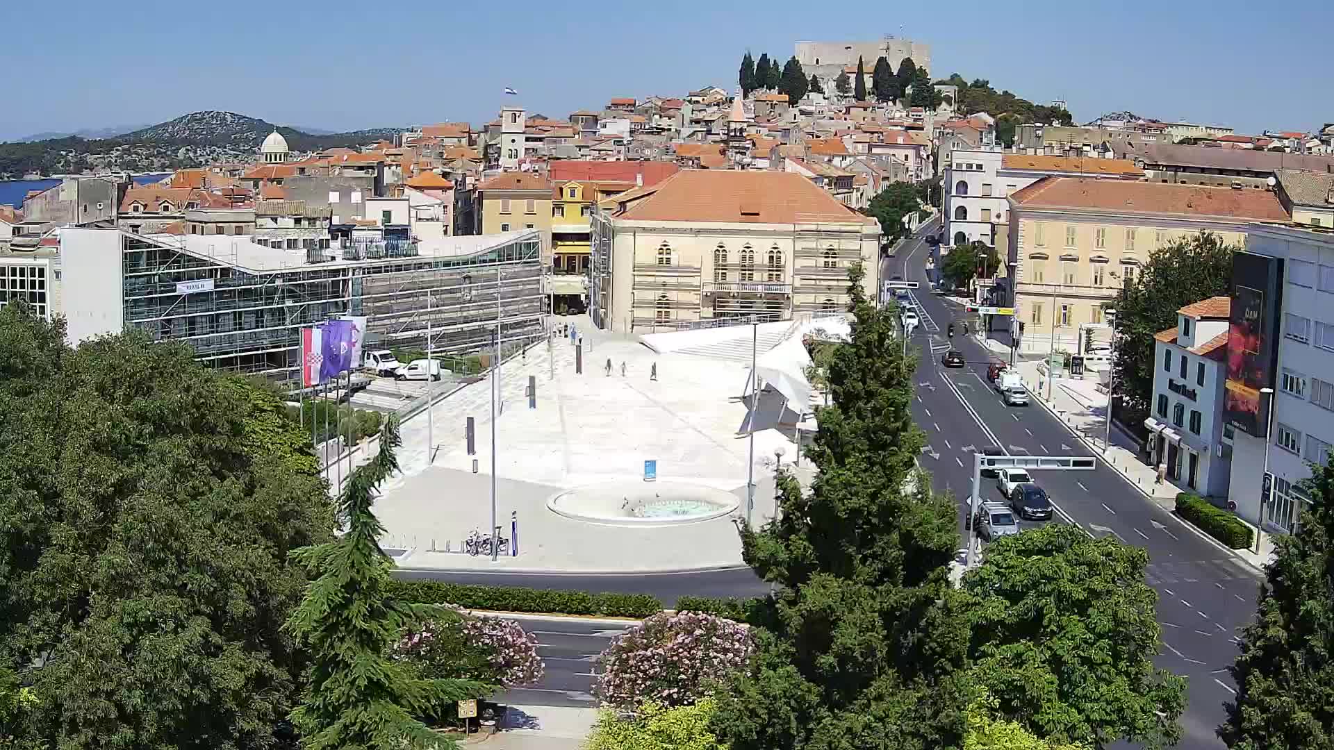 Webcam Šibenik – place Poljana