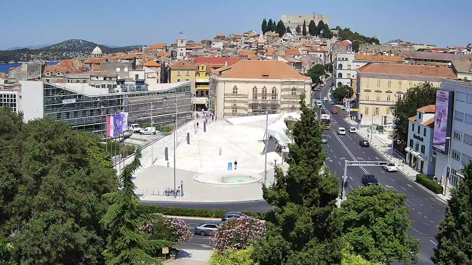 Web Kamera Šibenik – Trg Poljana