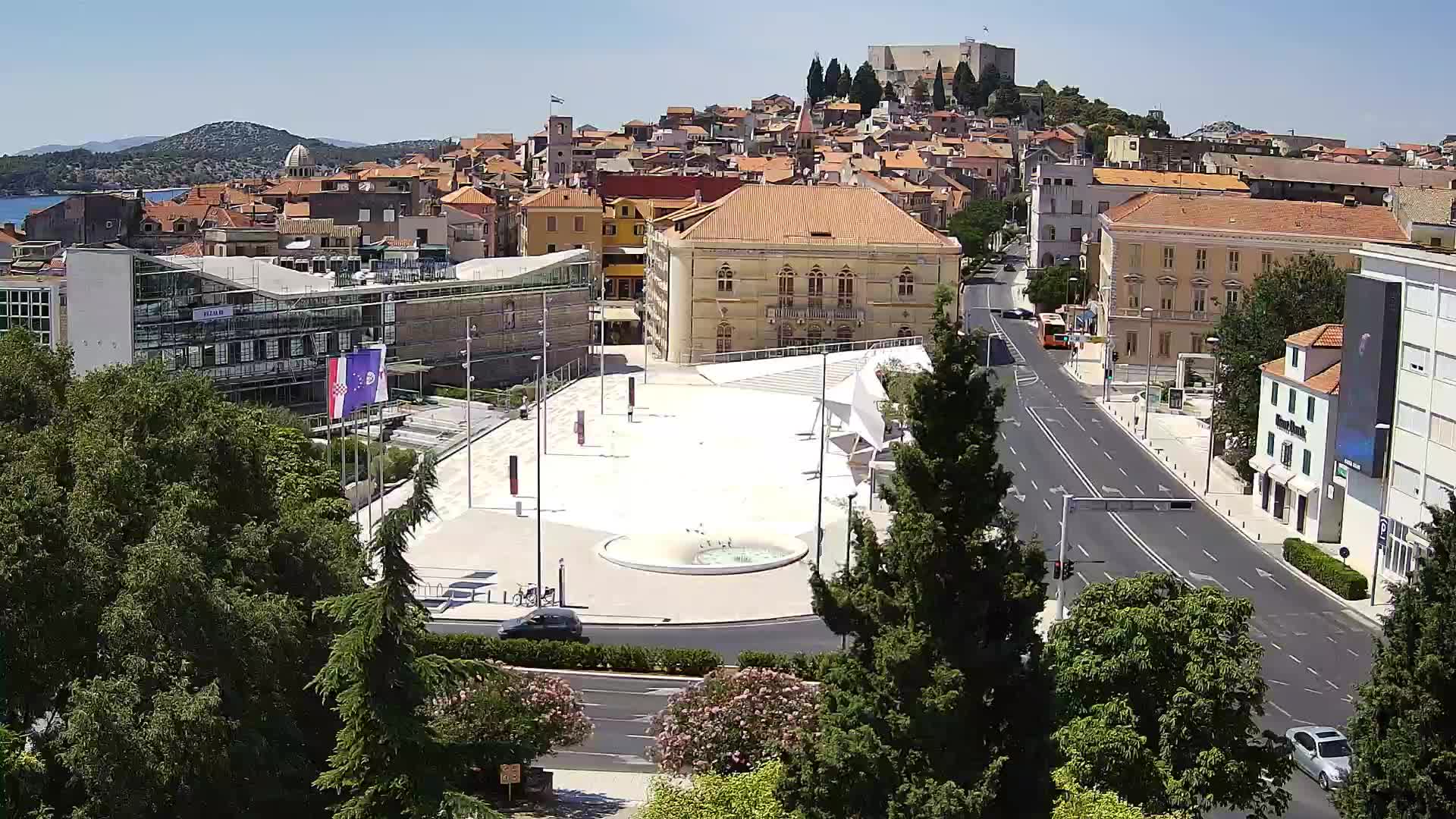 Web Kamera Šibenik – Trg Poljana