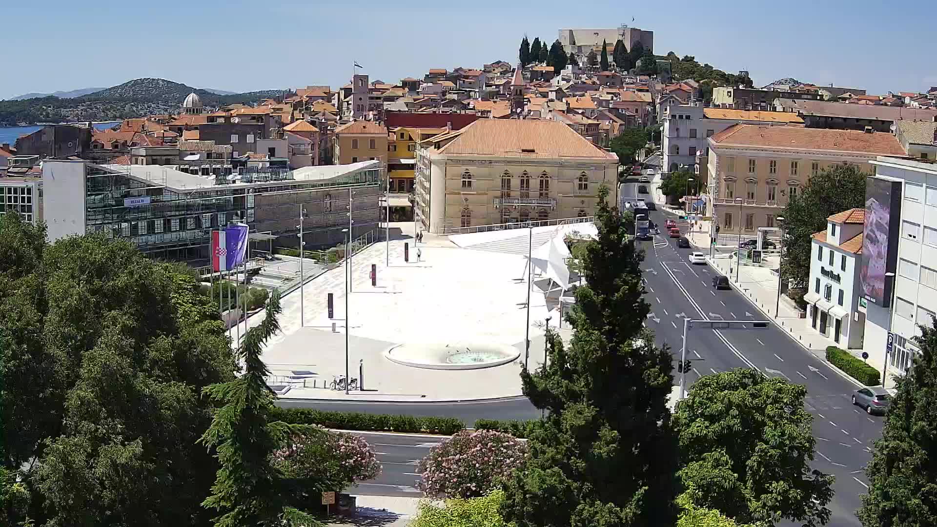 Webcam Šibenik – place Poljana