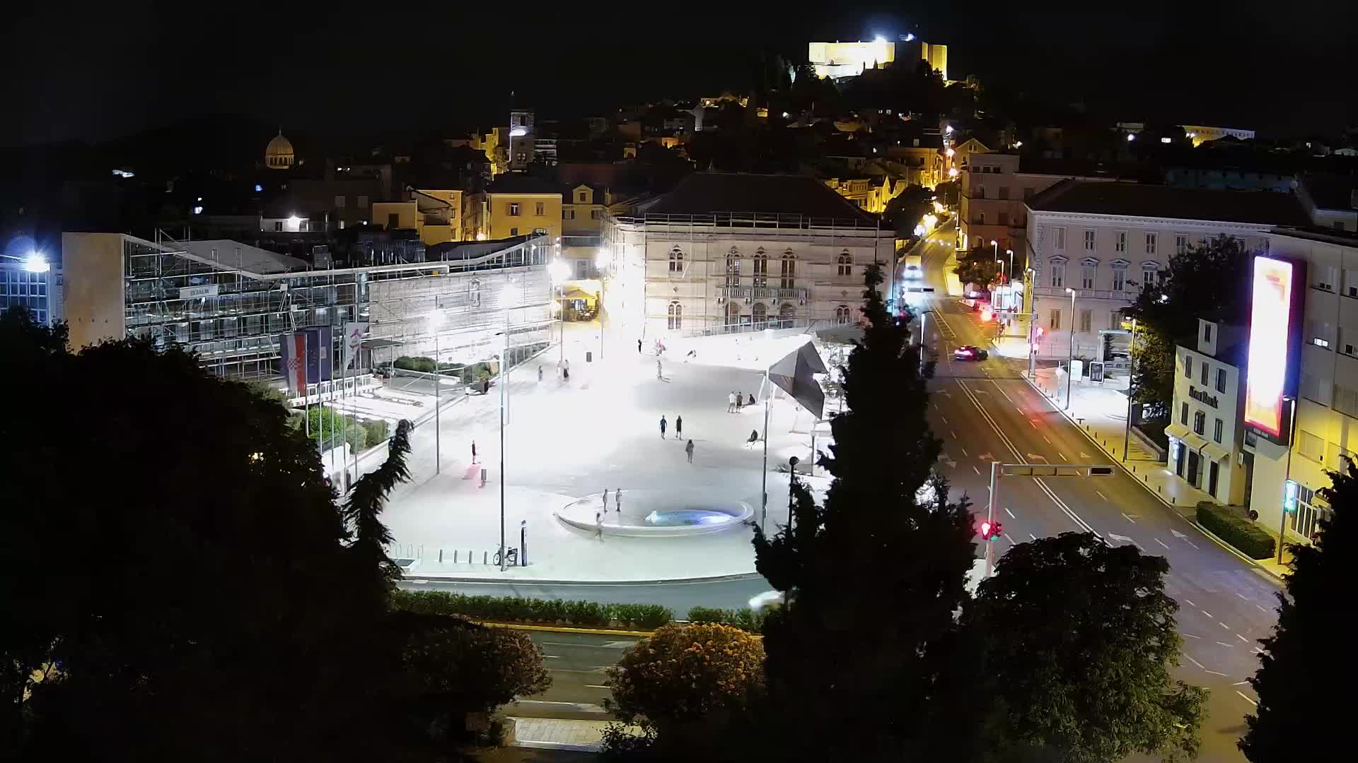 Webcam Šibenik – place Poljana