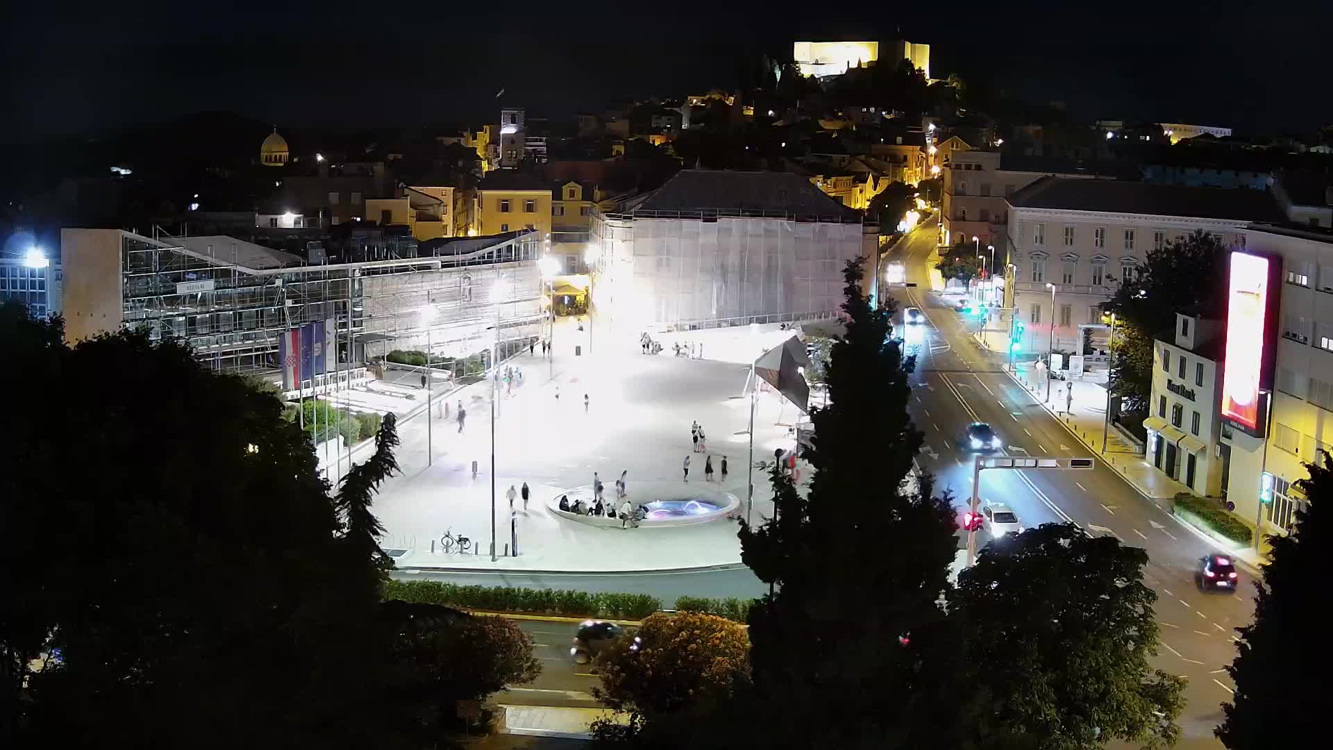 Webcam Šibenik – place Poljana