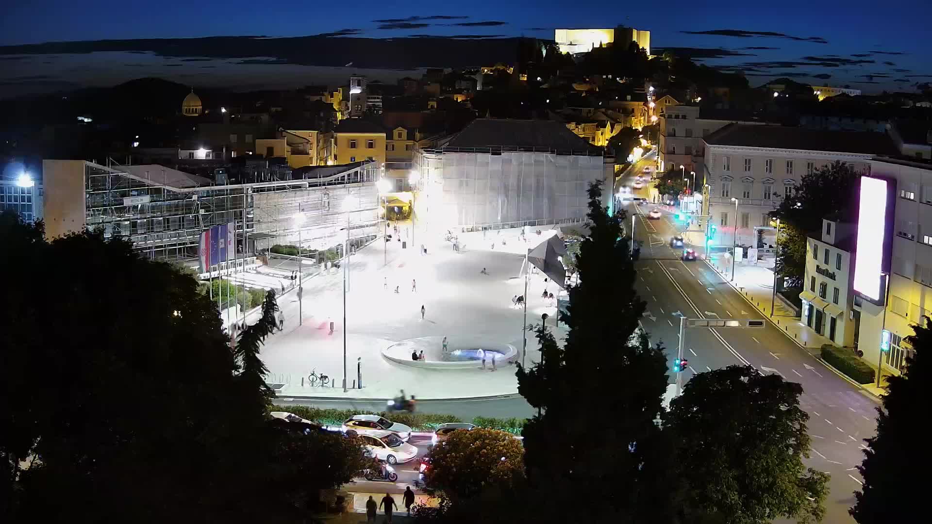 Webcam Šibenik – place Poljana
