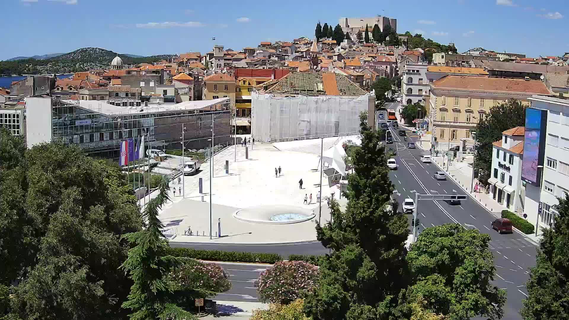 Web Kamera Šibenik – Trg Poljana