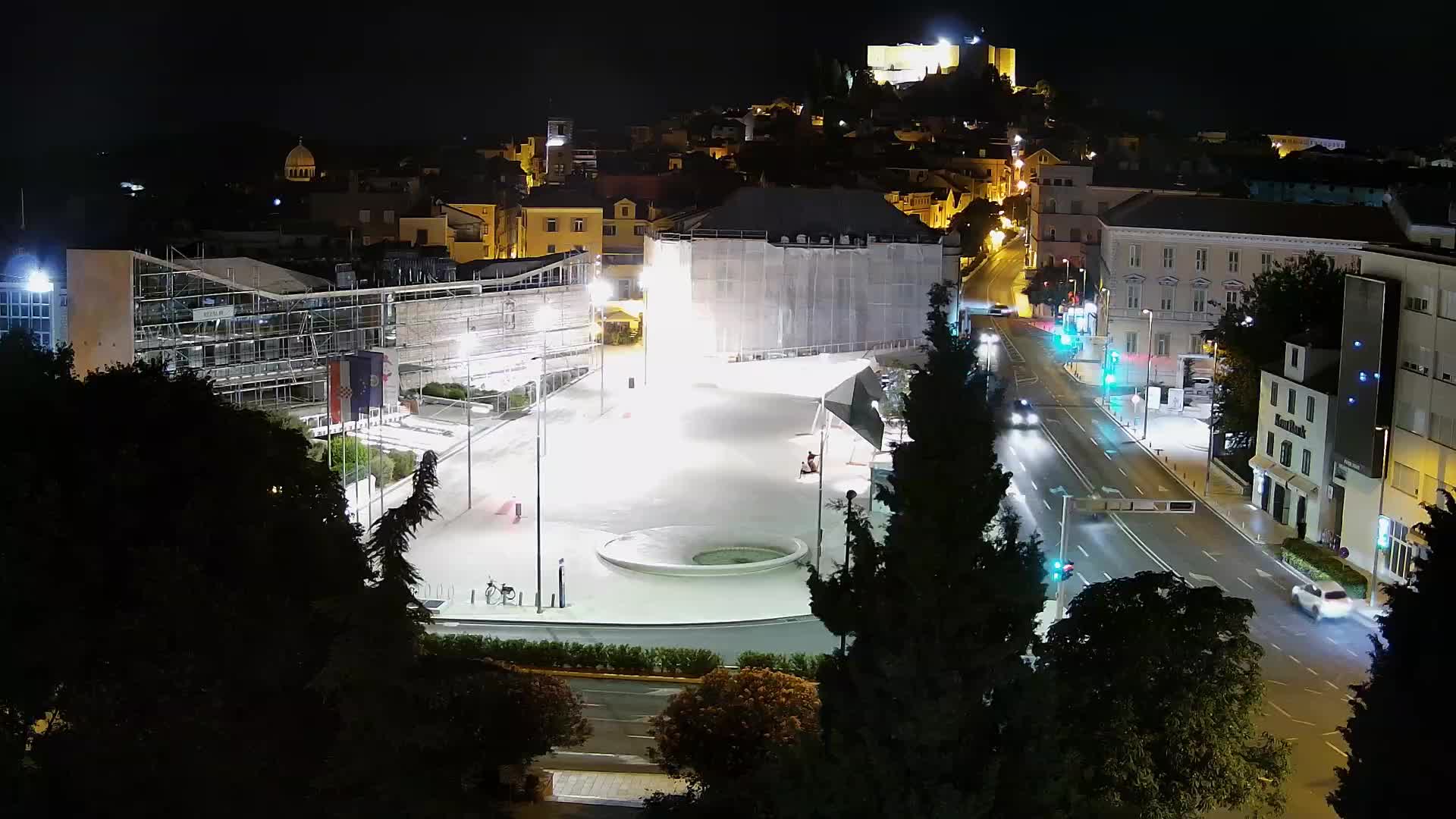 Webcam Šibenik – place Poljana