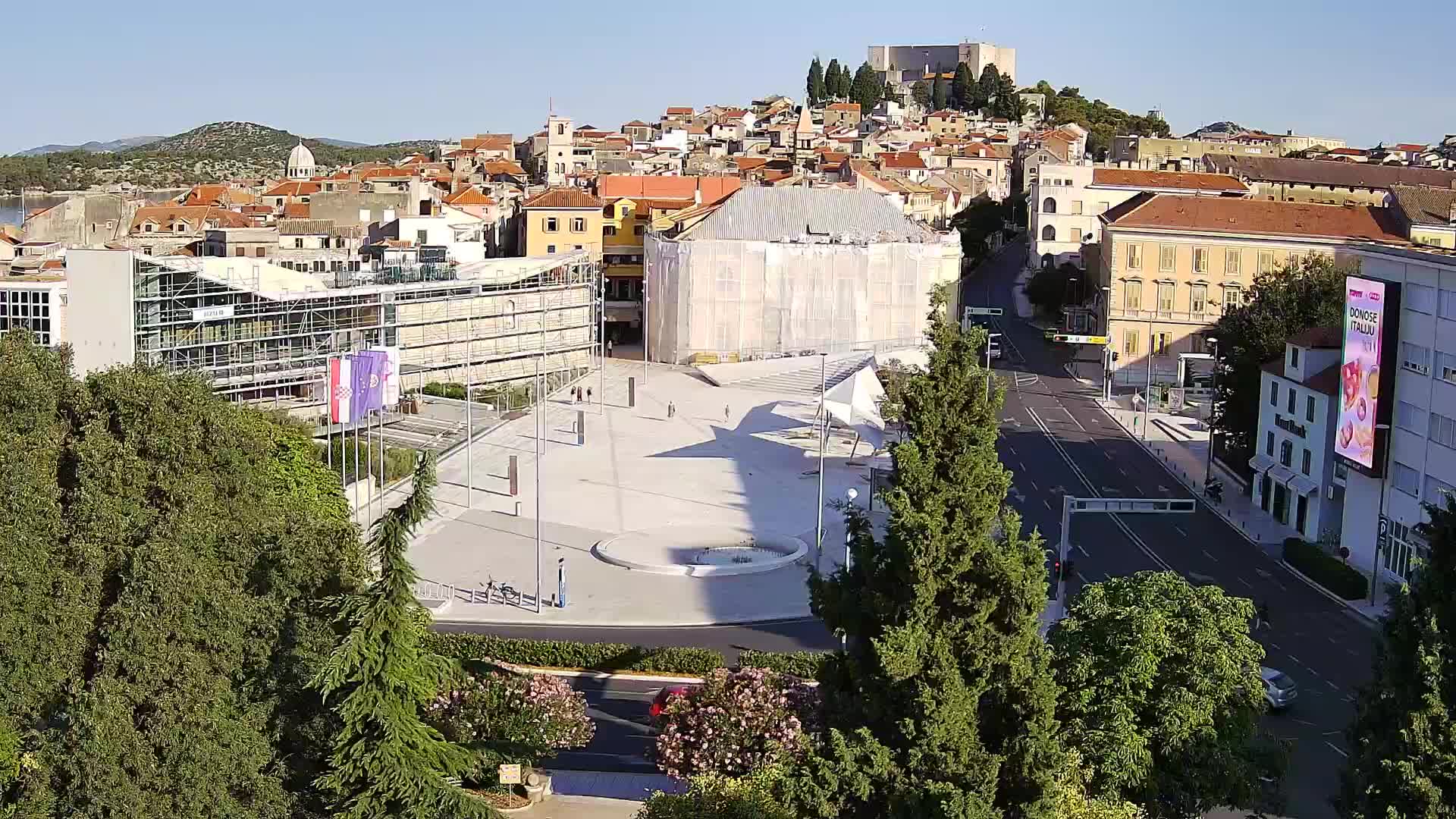 Web Kamera Šibenik – Trg Poljana