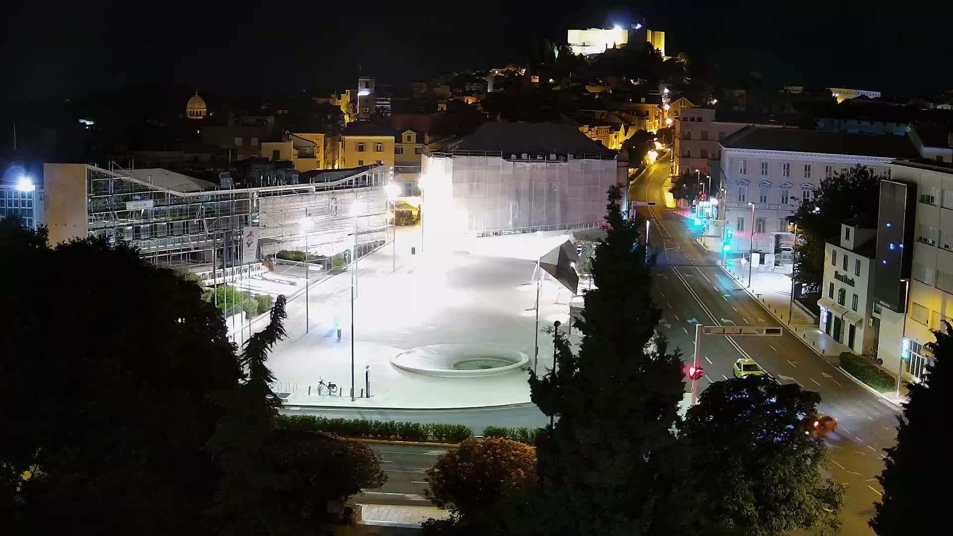 Webcam Šibenik – place Poljana