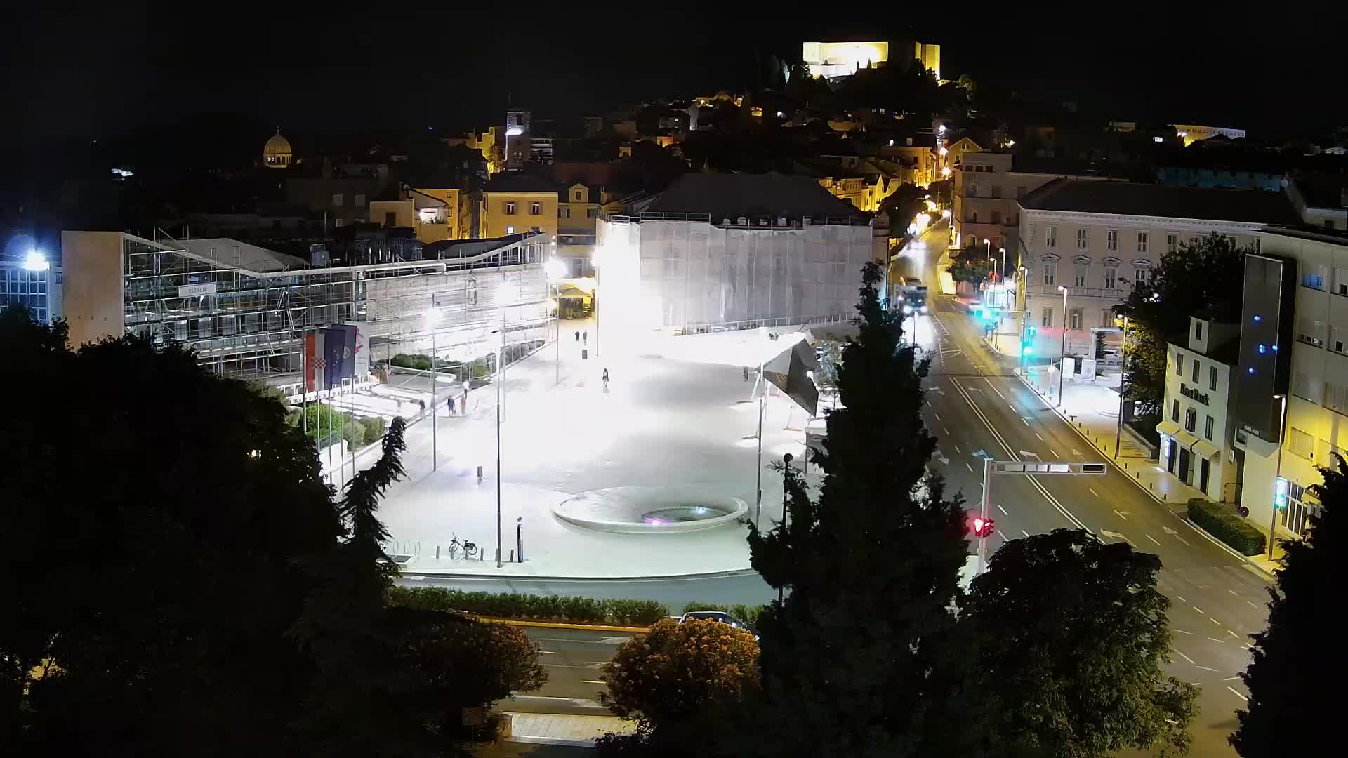Webcam Šibenik – place Poljana