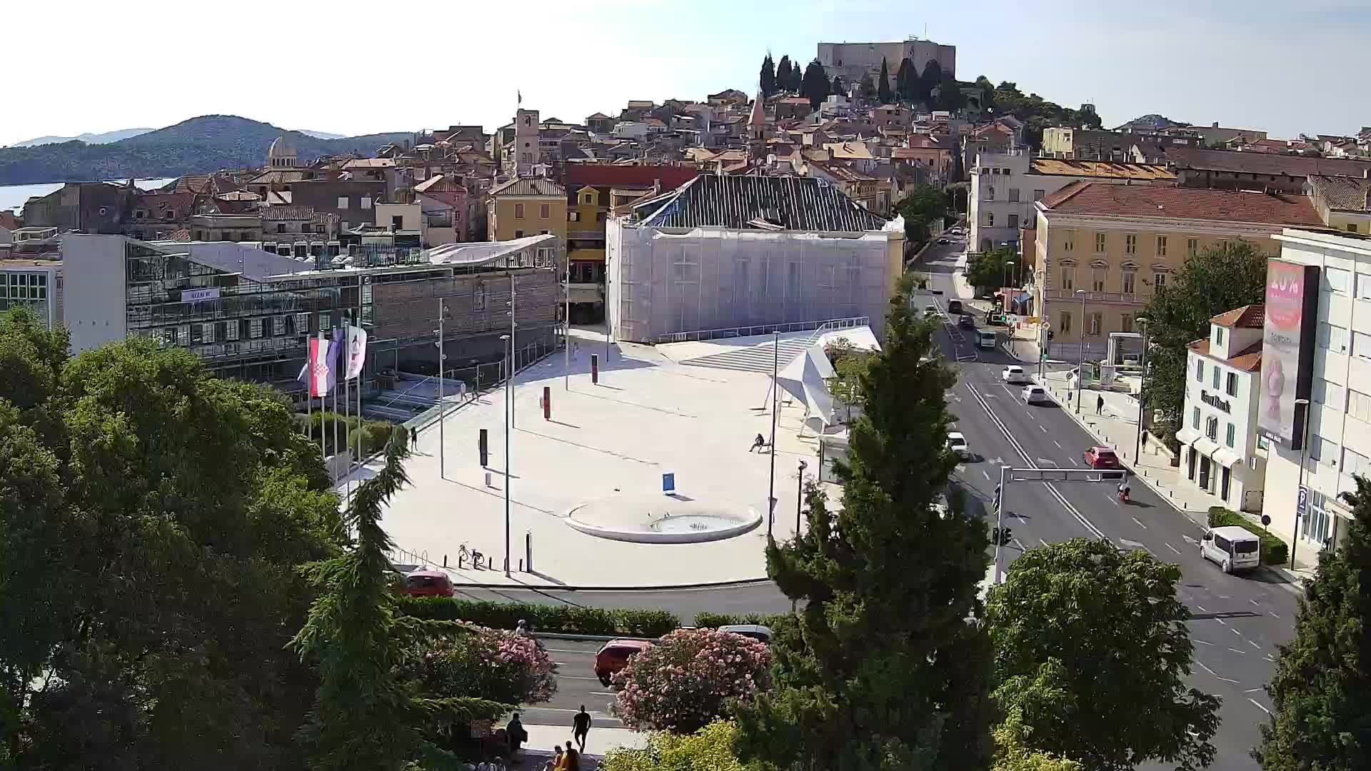 Webcam Šibenik – place Poljana