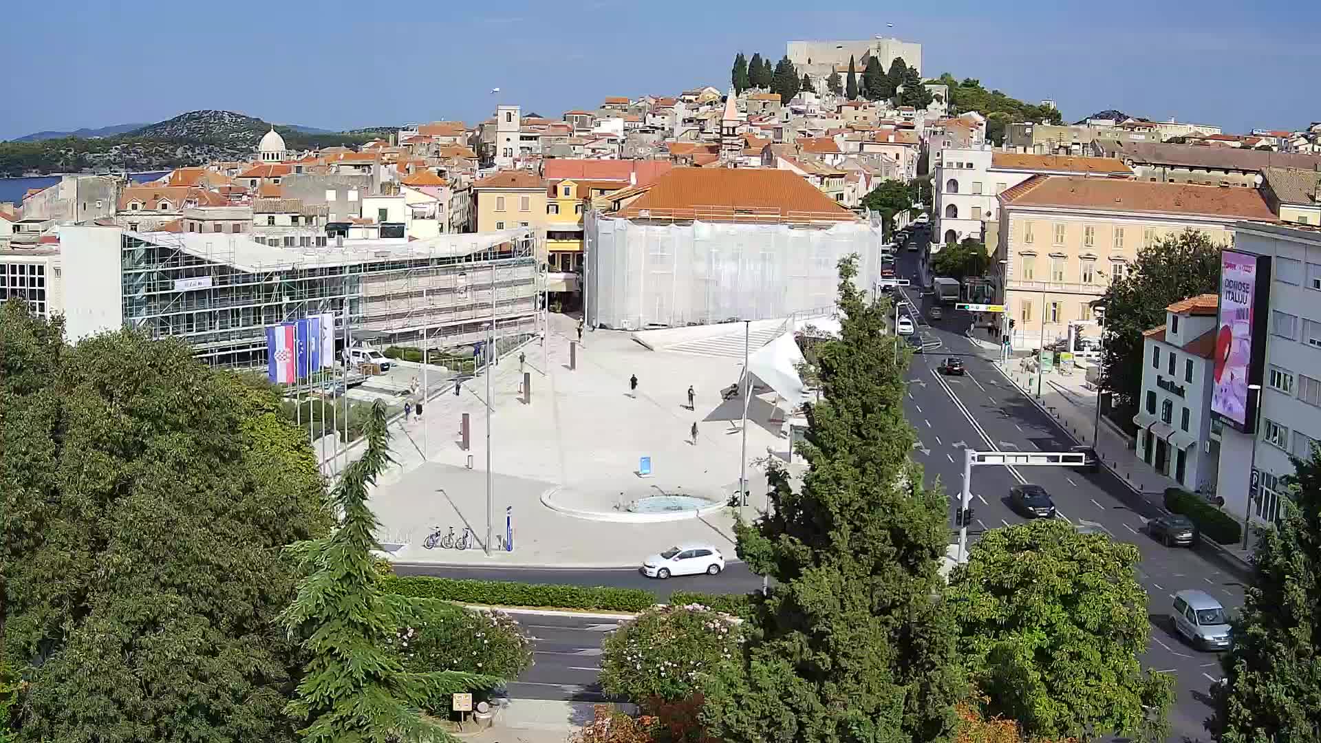 Webcam Šibenik – plaza Poljana