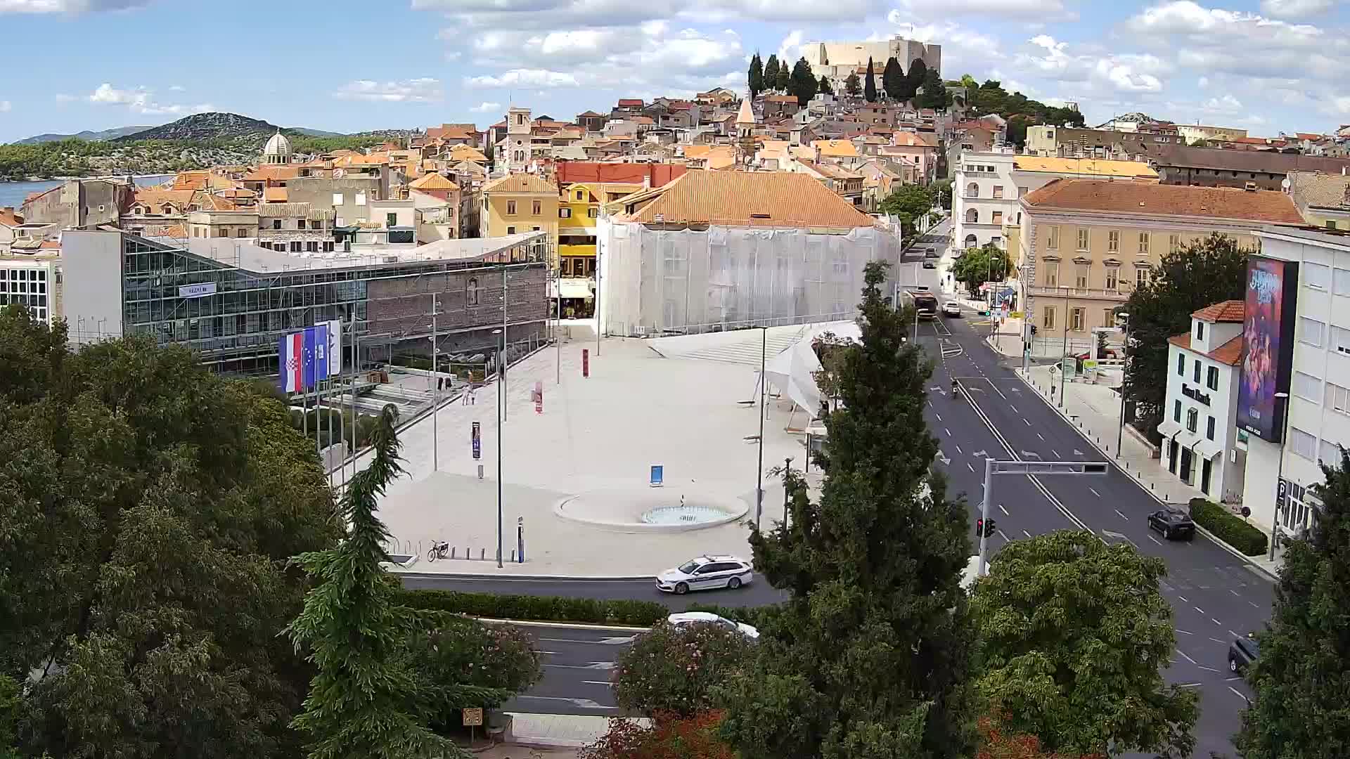 Webcam Šibenik – place Poljana