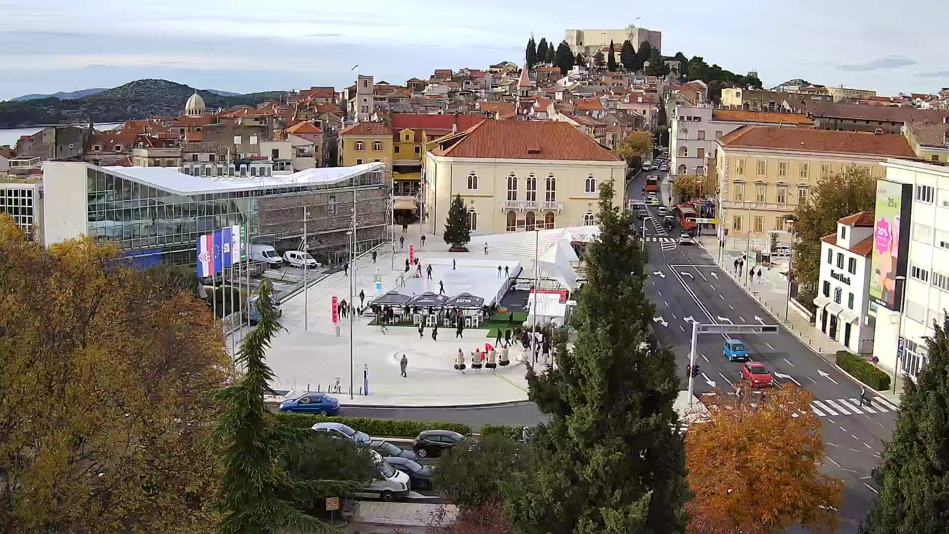 Webcam Šibenik – plaza Poljana