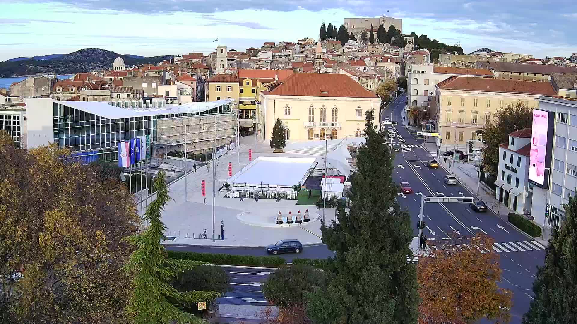 Webcam Šibenik – plaza Poljana