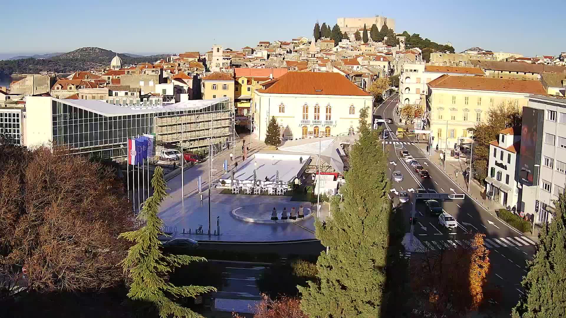 Webcam Šibenik – Poljana Platz