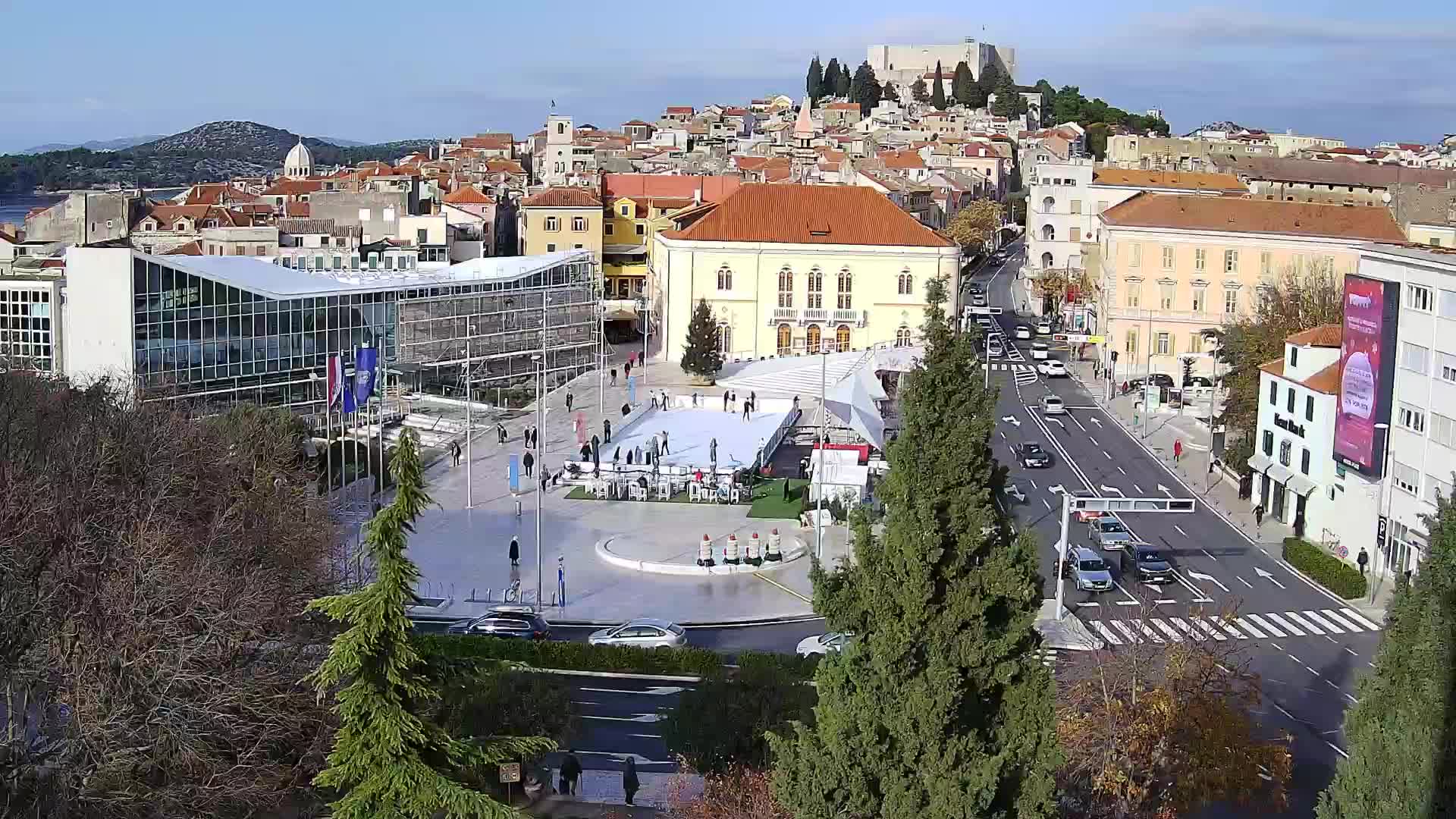 Web Kamera Šibenik – Trg Poljana