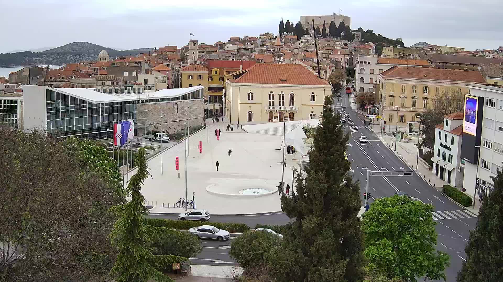 Webcam Šibenik – place Poljana