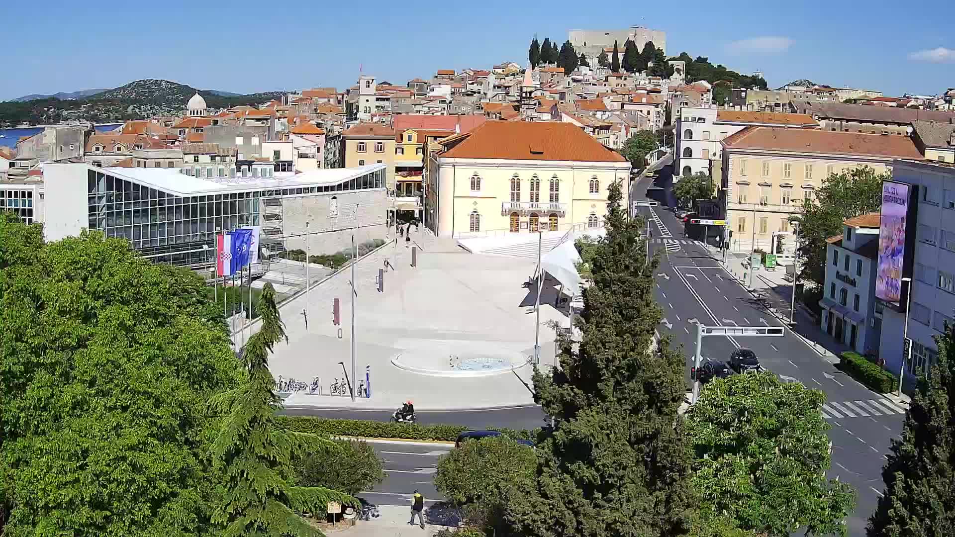 Webcam Šibenik – place Poljana