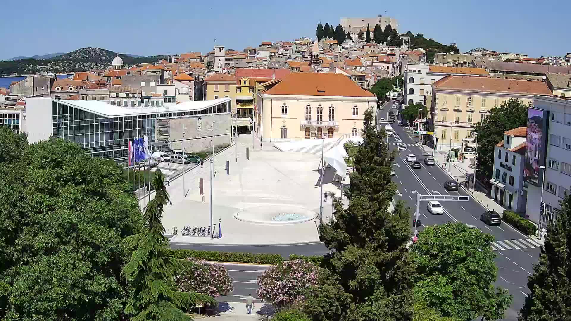 Webcam Šibenik – place Poljana