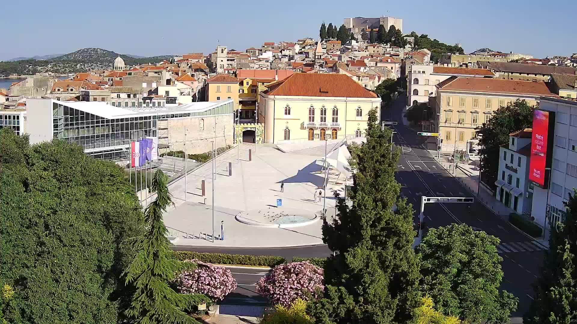 Webcam Šibenik – place Poljana