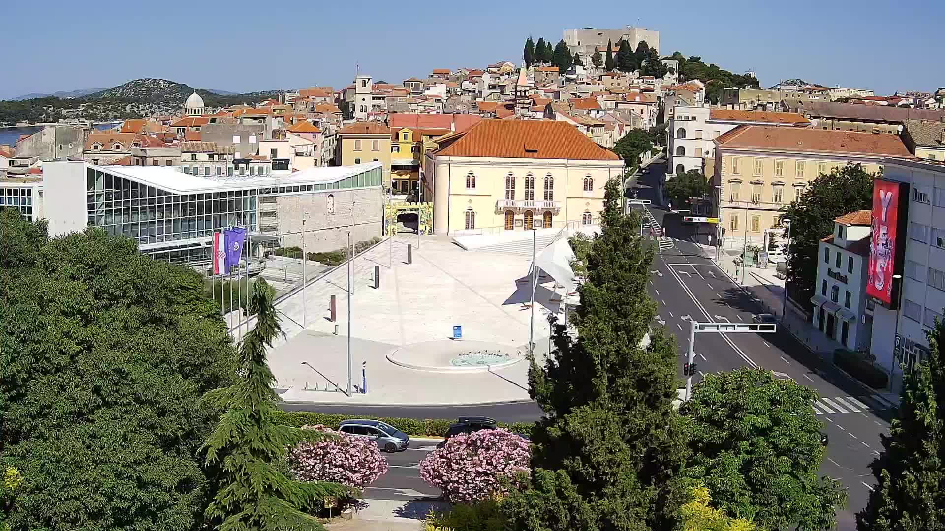 Webcam Šibenik – place Poljana